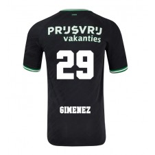 Feyenoord Santiago Gimenez #29 Bortedrakt 2024-25 Kortermet